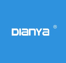 blue background logo of dianyamold.com