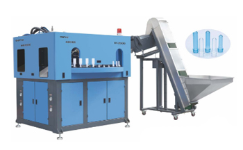 Blowing principle and technological process of hollow bottle blowing machine